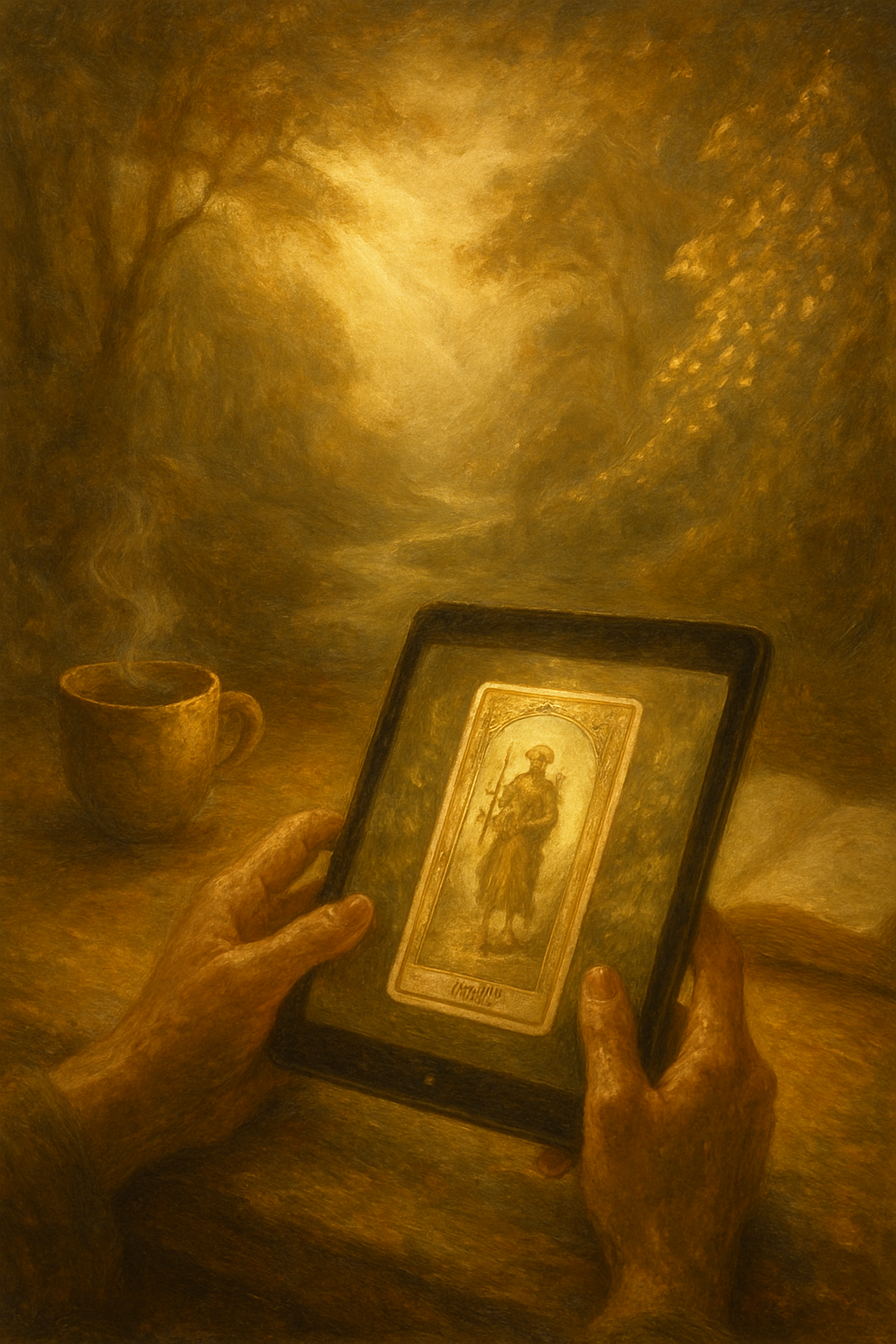 Investigando barajas de tarot online a través de vídeos y reseñas.