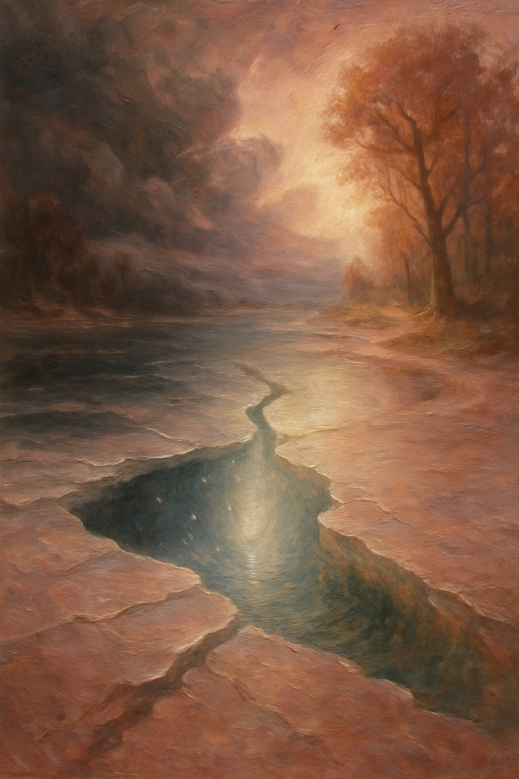 Reflejo roto en el hielo, desmitificando conceptos erróneos sobre los Registros Akáshicos.
